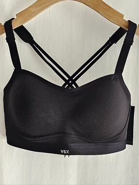 Victoria's Secret Black VSX Angel Sports Bra